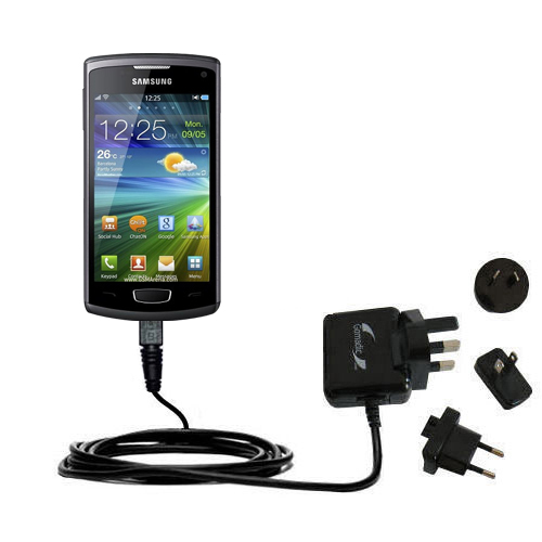 International Wall Charger compatible with the Samsung Wave Y
