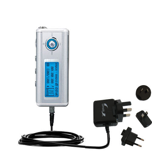 International Wall Charger compatible with the Samsung Yepp YP-T5 Series