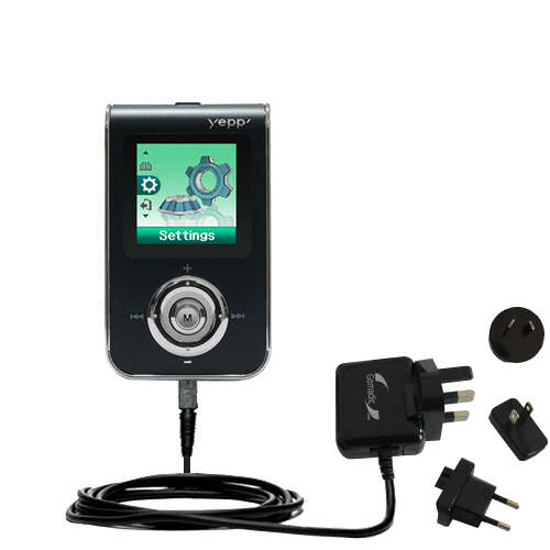 International Wall Charger compatible with the Samsung Yepp YP-T7 Series