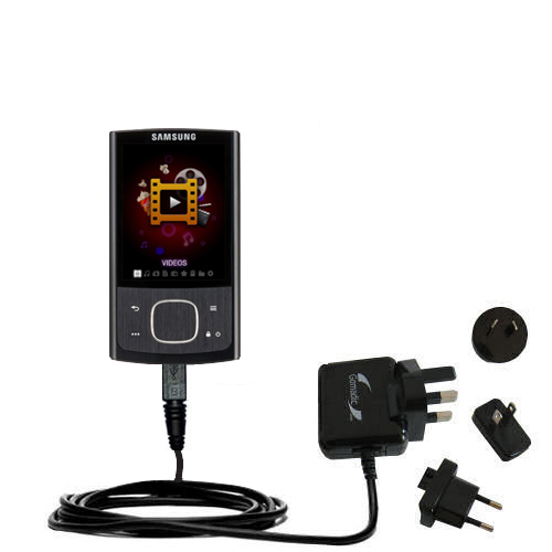 International Wall Charger compatible with the Samsung YP-R0 Digital Media Player