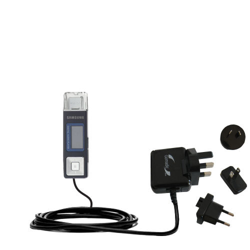 International Wall Charger compatible with the Samsung YP-U2JQB