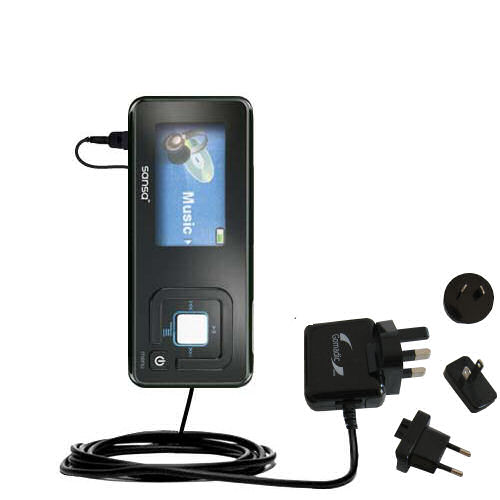 International Wall Charger compatible with the Sandisk Sansa c250