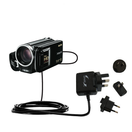 International Wall Charger compatible with the Sanyo Camcorder VPC-FH1