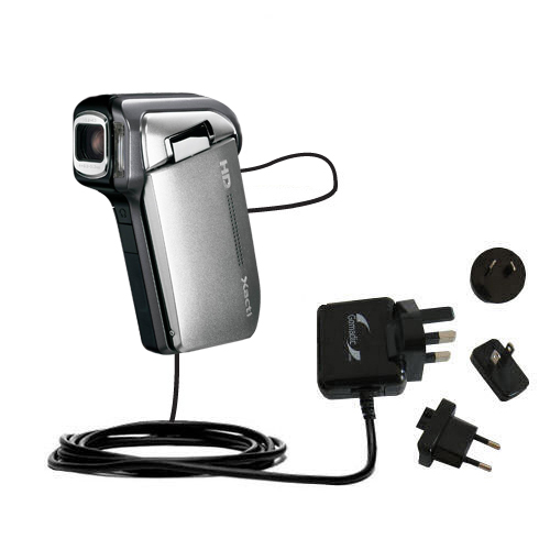 International Wall Charger compatible with the Sanyo Camcorder VPC-HD700 VPC-HD800