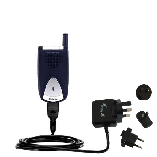 International Wall Charger compatible with the Sanyo Voice Phone SCP-200