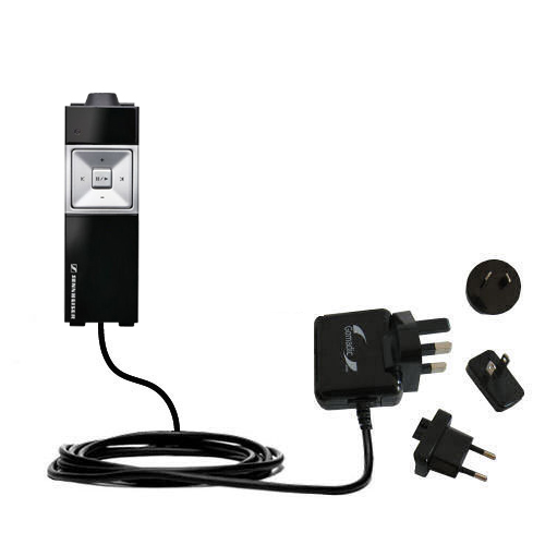 International Wall Charger compatible with the Sennheiser MM200