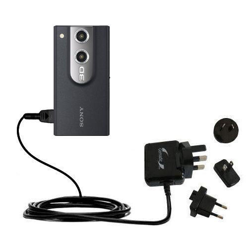 International Wall Charger compatible with the Sony Bloggie 3D