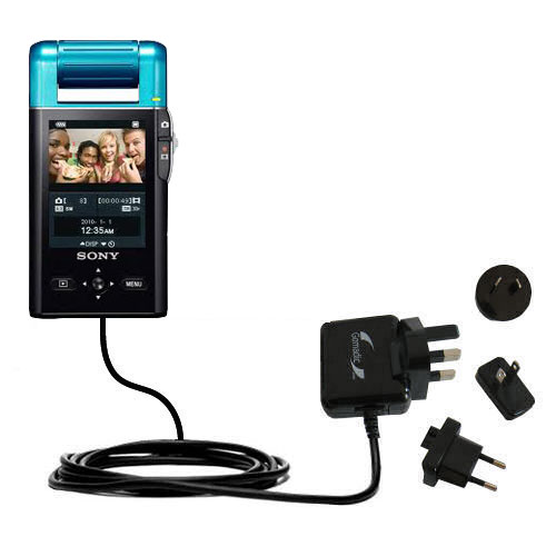 International Wall Charger compatible with the Sony bloggie MHS-PM5K Mobile HD Snap
