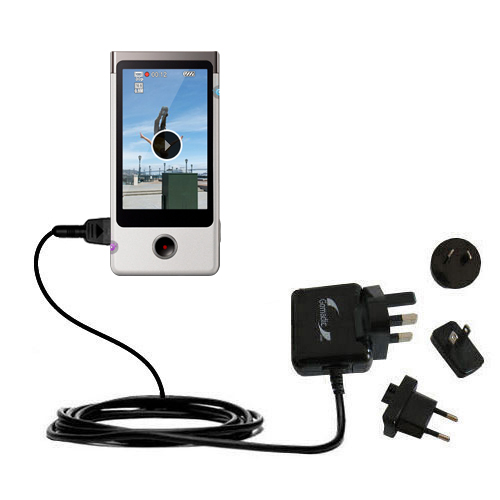 International Wall Charger compatible with the Sony Bloggie Touch