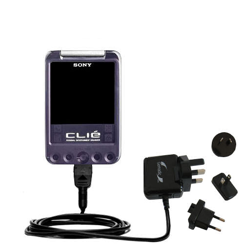 International Wall Charger compatible with the Sony Clie SJ33