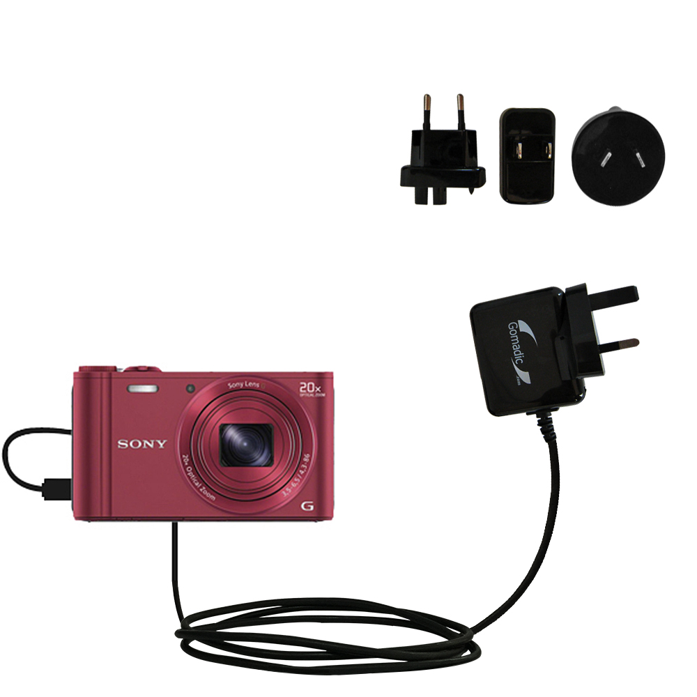 International Wall Charger compatible with the Sony Cybershot WX300