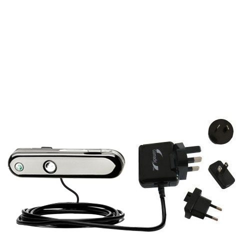 International Wall Charger compatible with the Sony Ericsson HBH-DS980