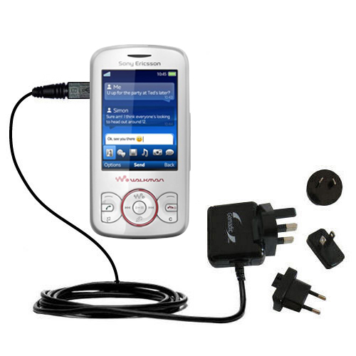 International Wall Charger compatible with the Sony Ericsson Spiro a