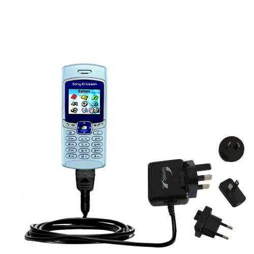 International Wall Charger compatible with the Sony Ericsson T226s