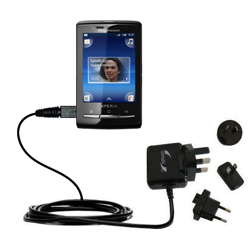International Wall Charger compatible with the Sony Ericsson Xperia X10 mini pro a