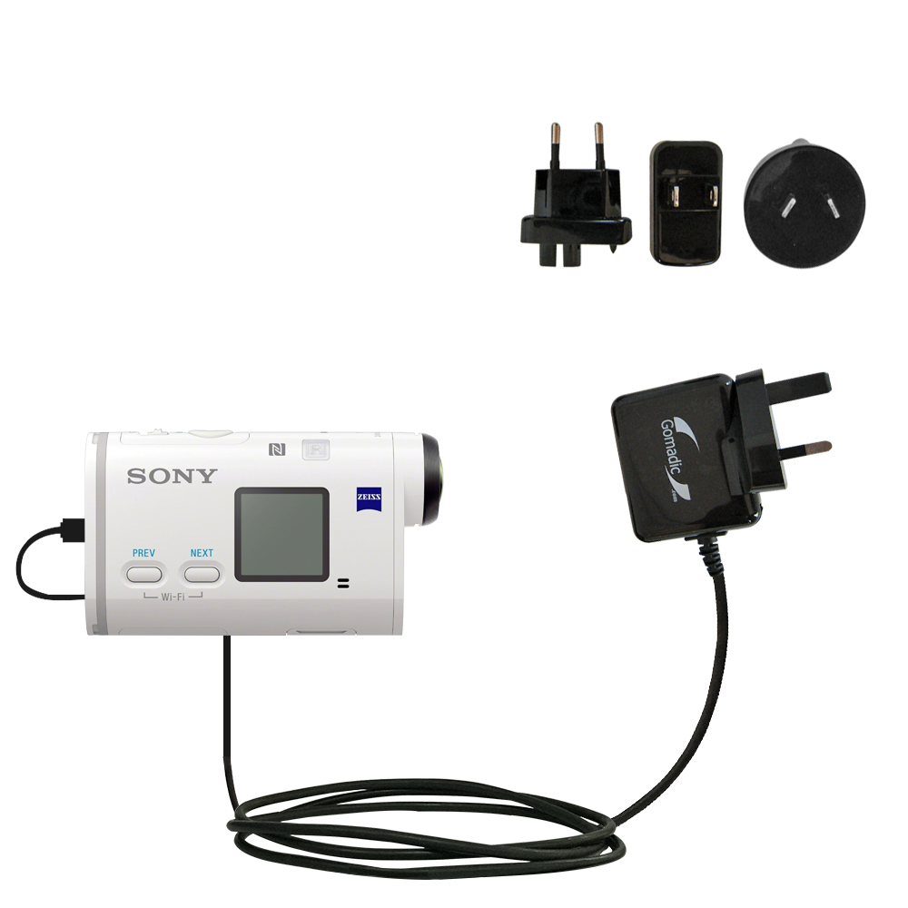 International Wall Charger compatible with the Sony FDR-X1000V