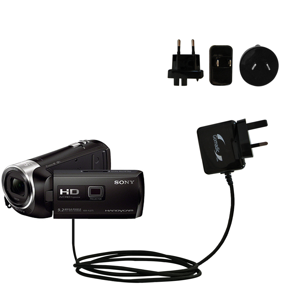 International Wall Charger compatible with the Sony HDR-PJ275