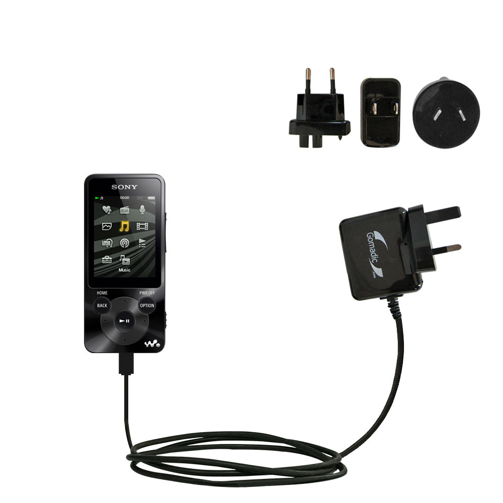 International Wall Charger compatible with the Sony NWZ-E380