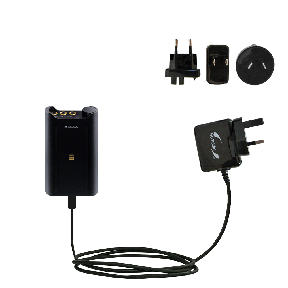 International Wall Charger compatible with the Sony PHA-3 USB DAC Headphone Amplifier