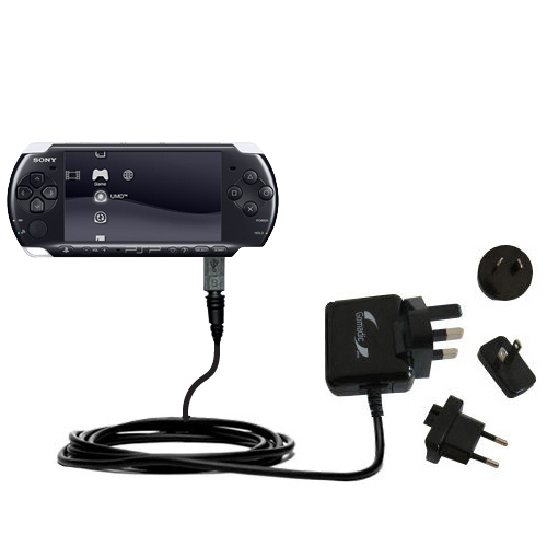 International Wall Charger compatible with the Sony PSP-3001 Playstation Portable Slim