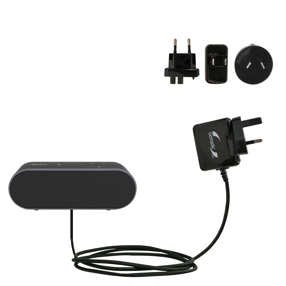 International Wall Charger compatible with the Sony SRS-X3 / SRS-X2