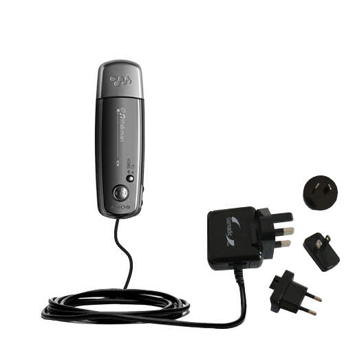 International Wall Charger compatible with the Sony Walkman NW-E002