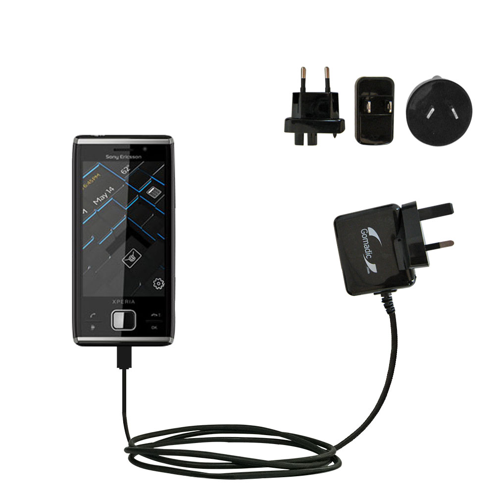 International Wall Charger compatible with the Sony Xperia X2