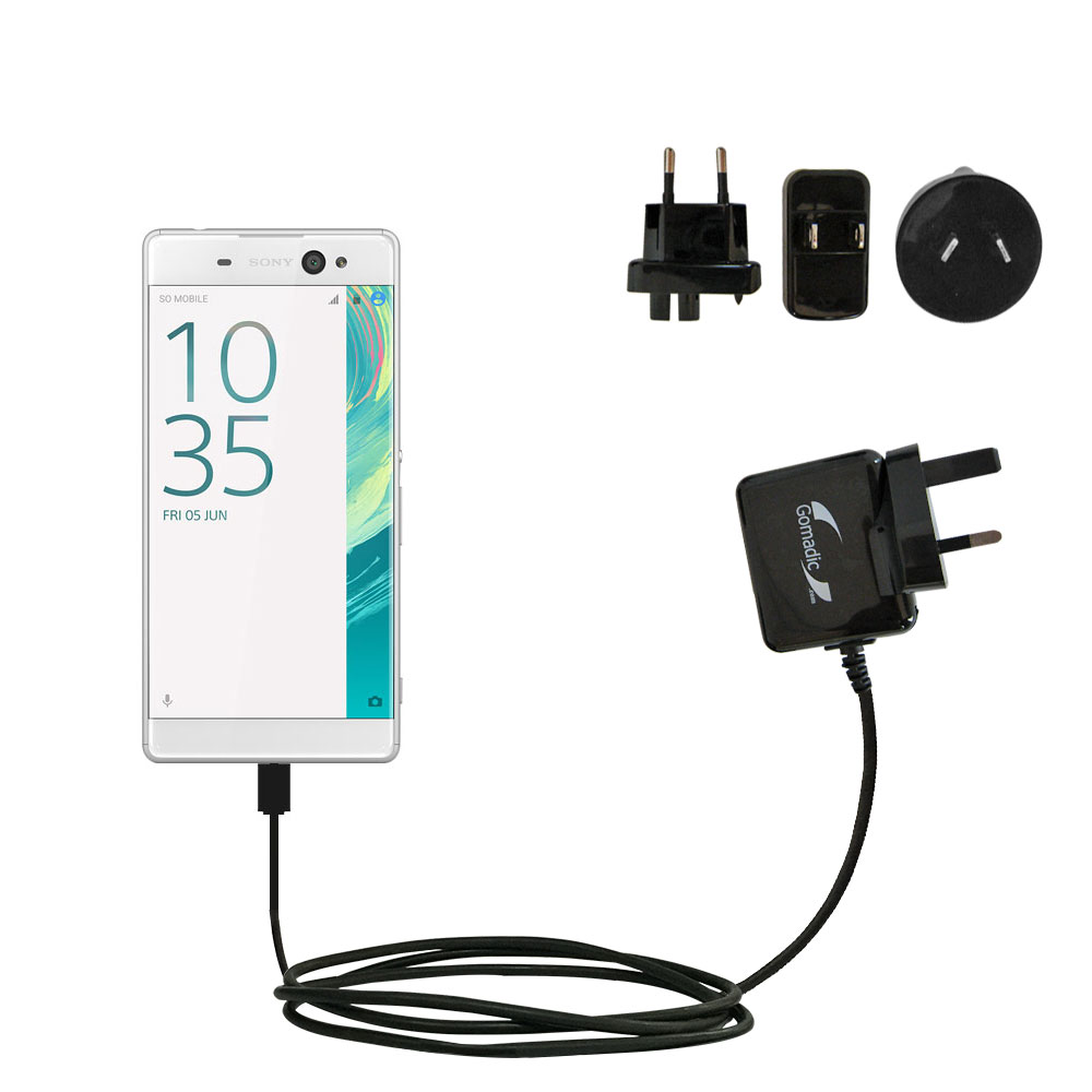 International Wall Charger compatible with the Sony Xperia XA Ultra