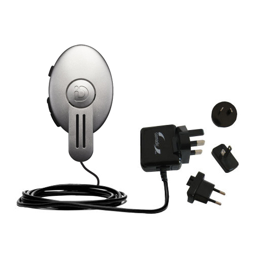 International Wall Charger compatible with the Sound IM SM-100 EarModule