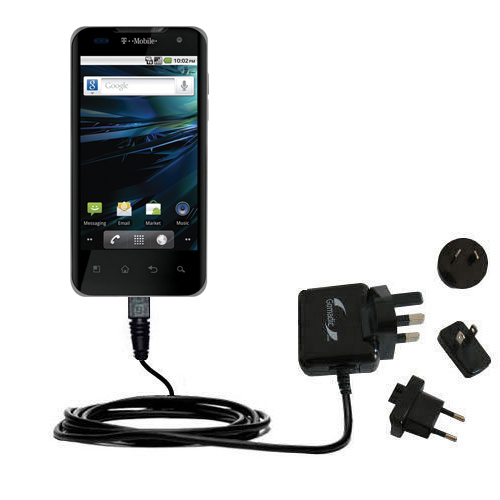 International Wall Charger compatible with the T-Mobile G2x
