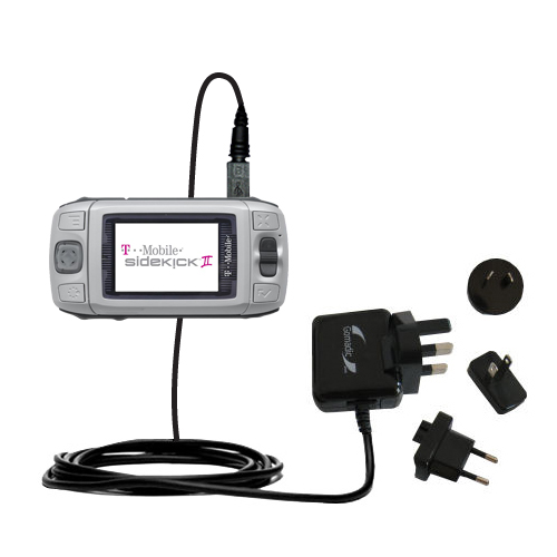 International Wall Charger compatible with the T-Mobile Sidekick 3