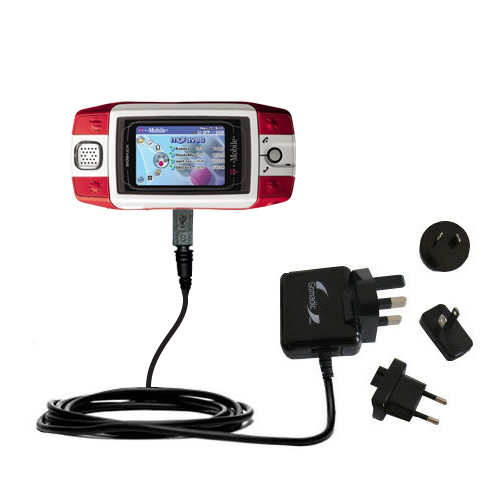International Wall Charger compatible with the T-Mobile Sidekick iD