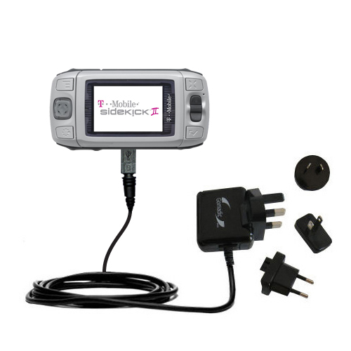 International Wall Charger compatible with the T-Mobile Sidekick II