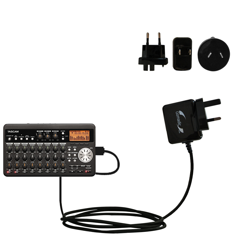 International Wall Charger compatible with the Tascam DP-008
