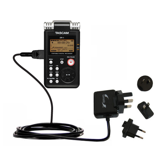 International Wall Charger compatible with the Tascam DR-1