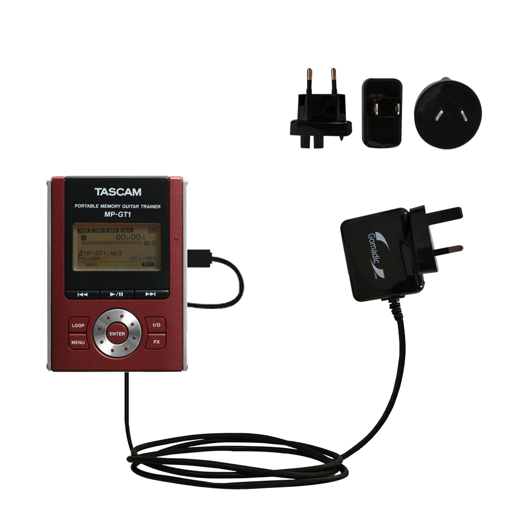 International Wall Charger compatible with the Tascam MP-GT1