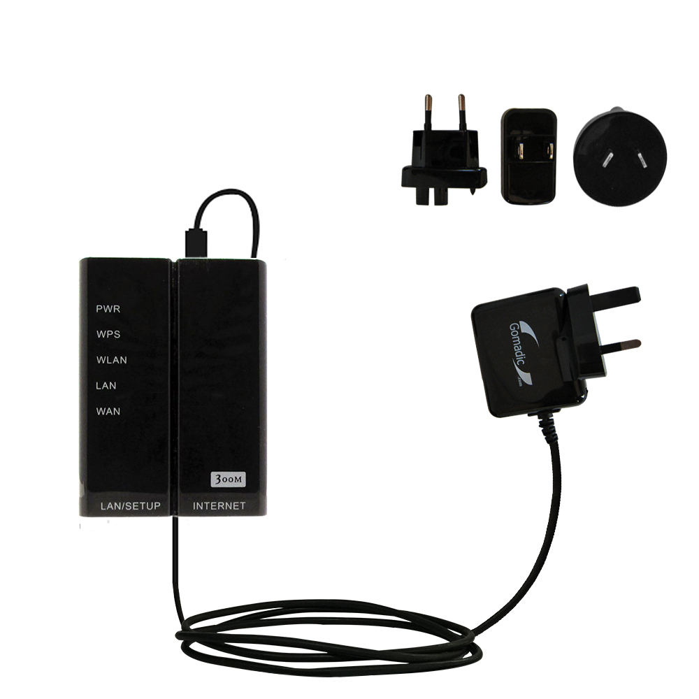 International Wall Charger compatible with the Timetec 300M Portable Router
