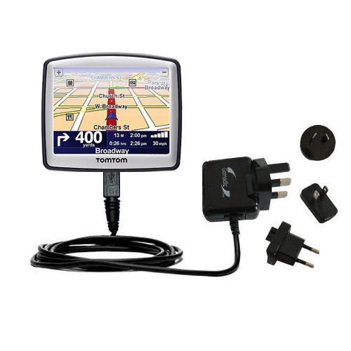 International Wall Charger compatible with the TomTom ONE 125 S / SE