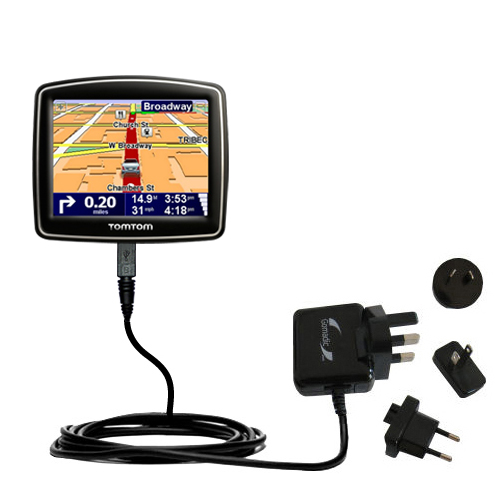 International Wall Charger compatible with the TomTom ONE 140S 140