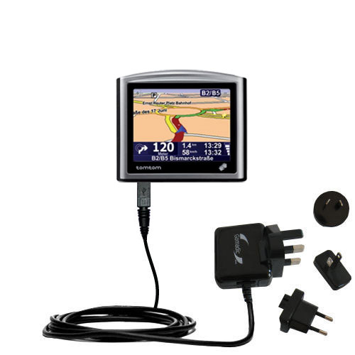 International Wall Charger compatible with the TomTom ONE Regional 22