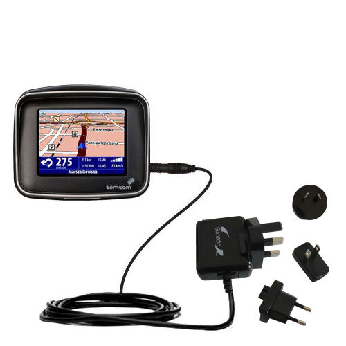International Wall Charger compatible with the TomTom Rider