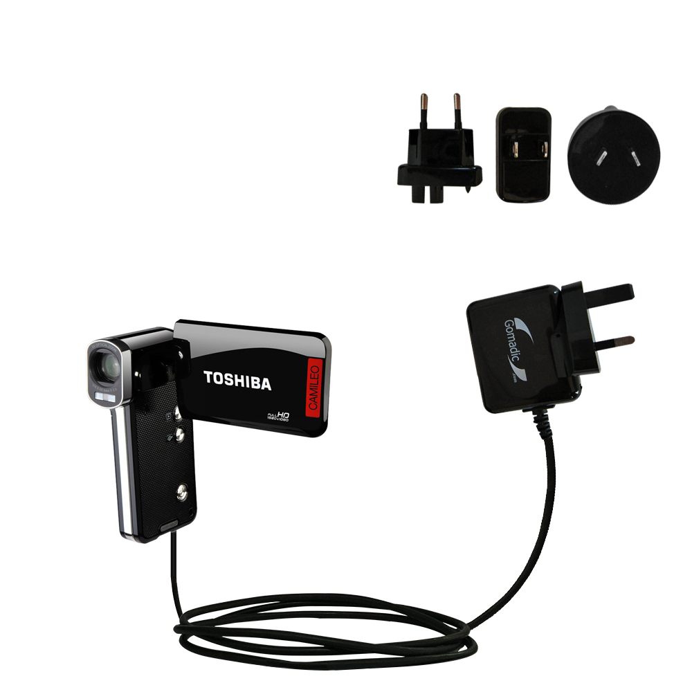 International Wall Charger compatible with the Toshiba Camileo P100
