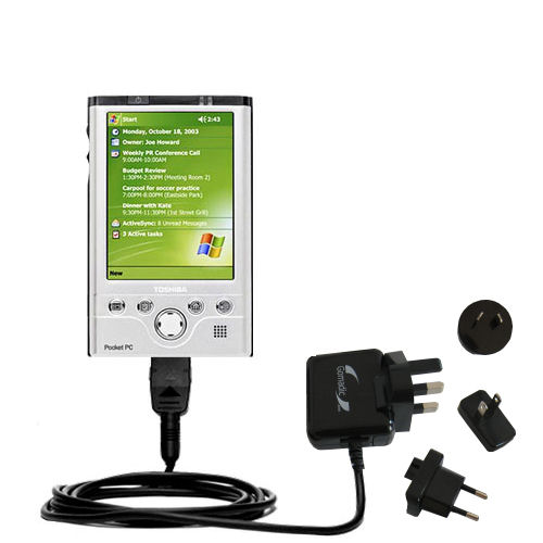 International Wall Charger compatible with the Toshiba e755