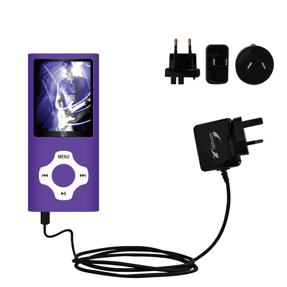 International Wall Charger compatible with the Visual Land Rave VL-607