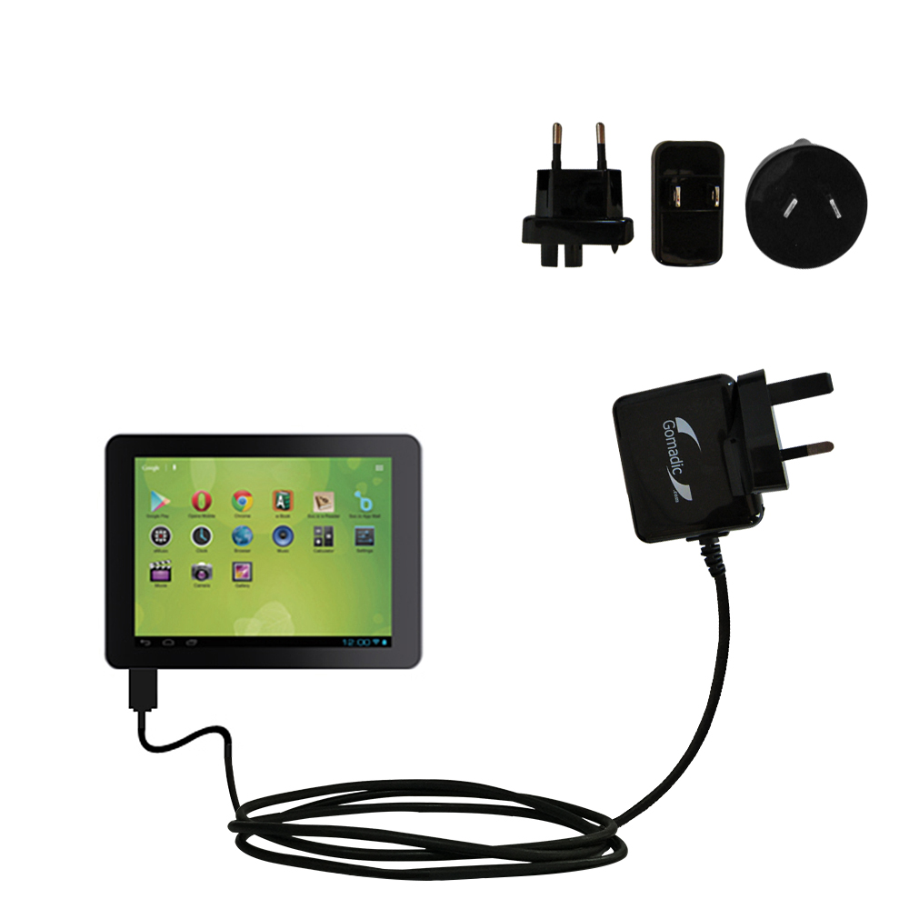 International Wall Charger compatible with the Zeki 8 Tablet TB892B