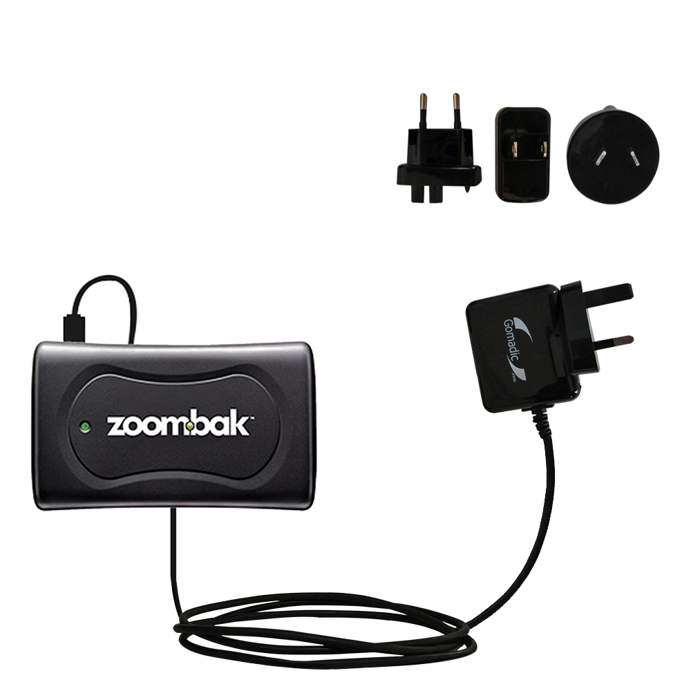 International Wall Charger compatible with the Zoombak Advanced GPS Universal Locator
