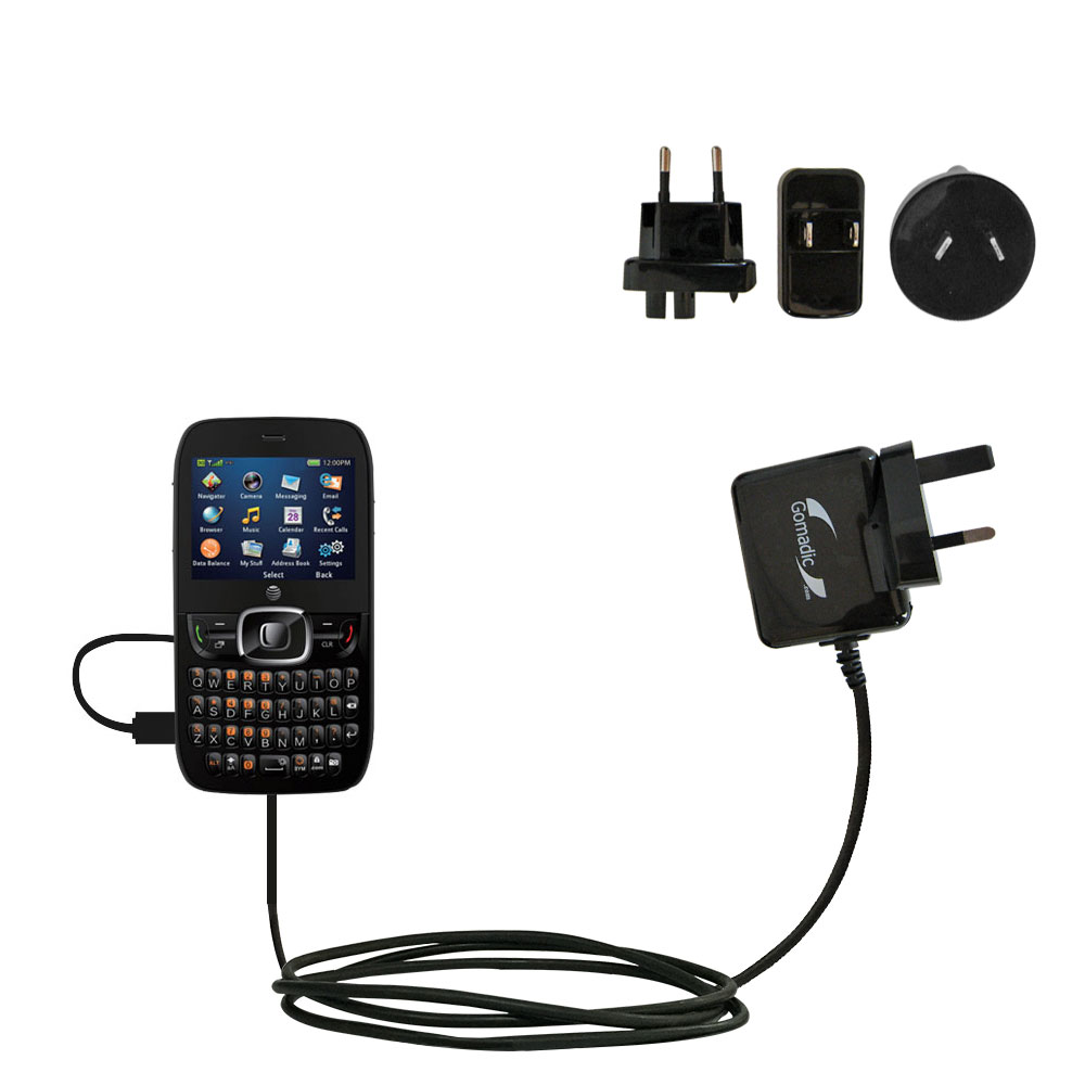 International Wall Charger compatible with the ZTE Altair 2