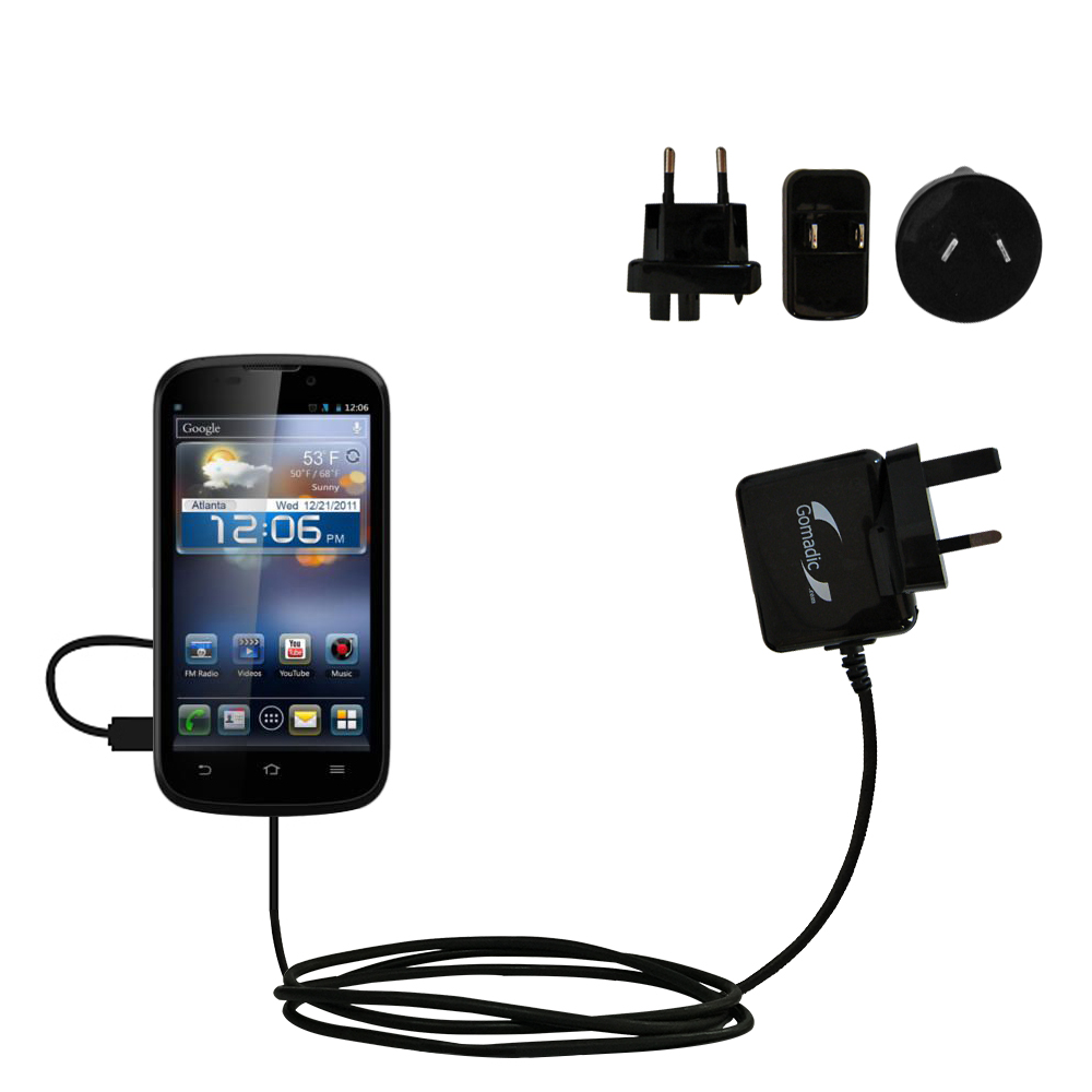 International Wall Charger compatible with the ZTE Awe