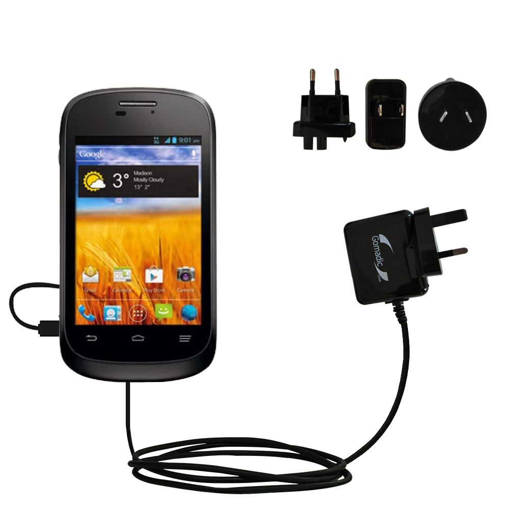 International Wall Charger compatible with the ZTE Director