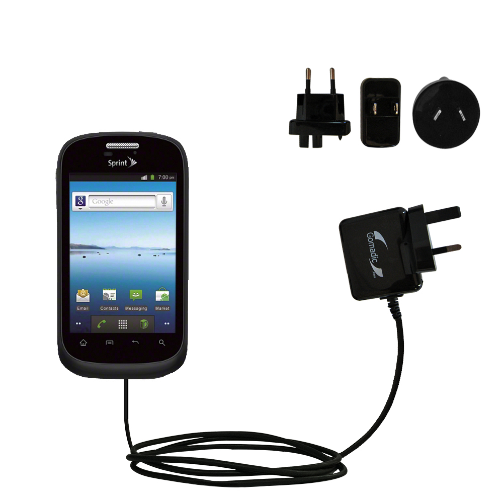 International Wall Charger compatible with the ZTE Fury